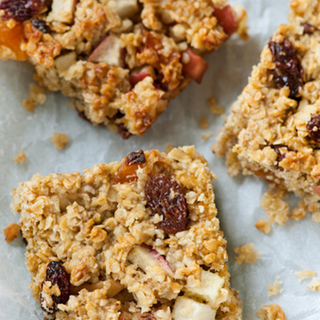 Apple, apricot and sultana squares