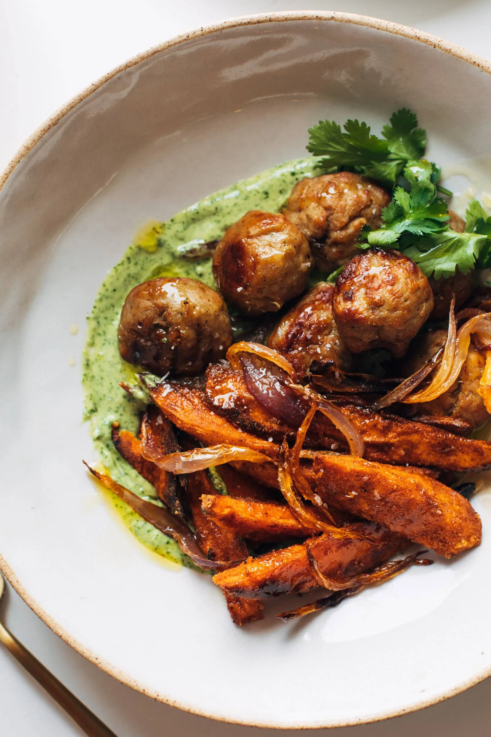 Avocado Mojo Bowls with Sweet Potato