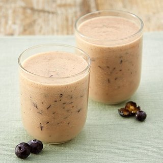Blueberry and banana smoothie