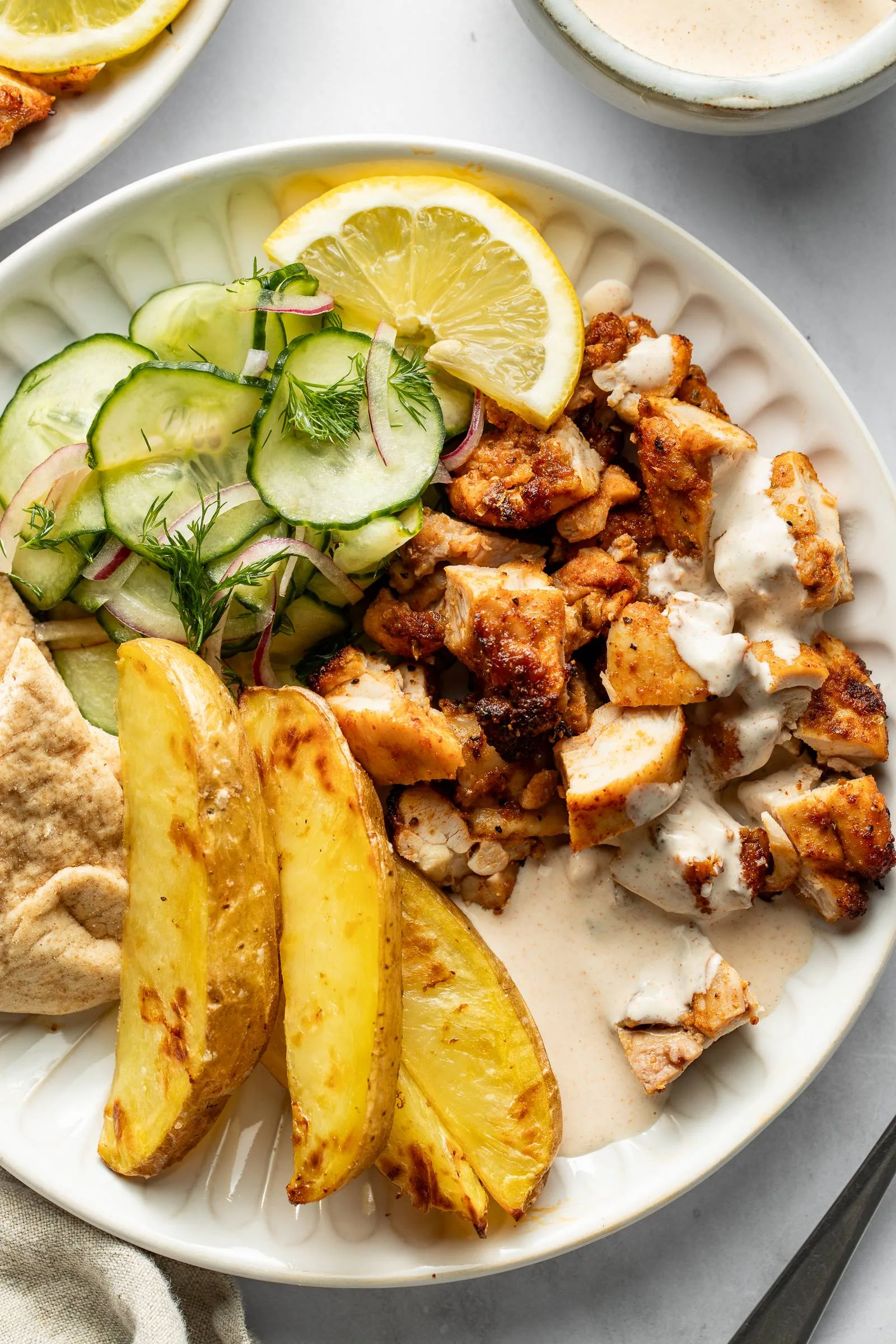 Chicken and Potatoes with Smoky Sauce