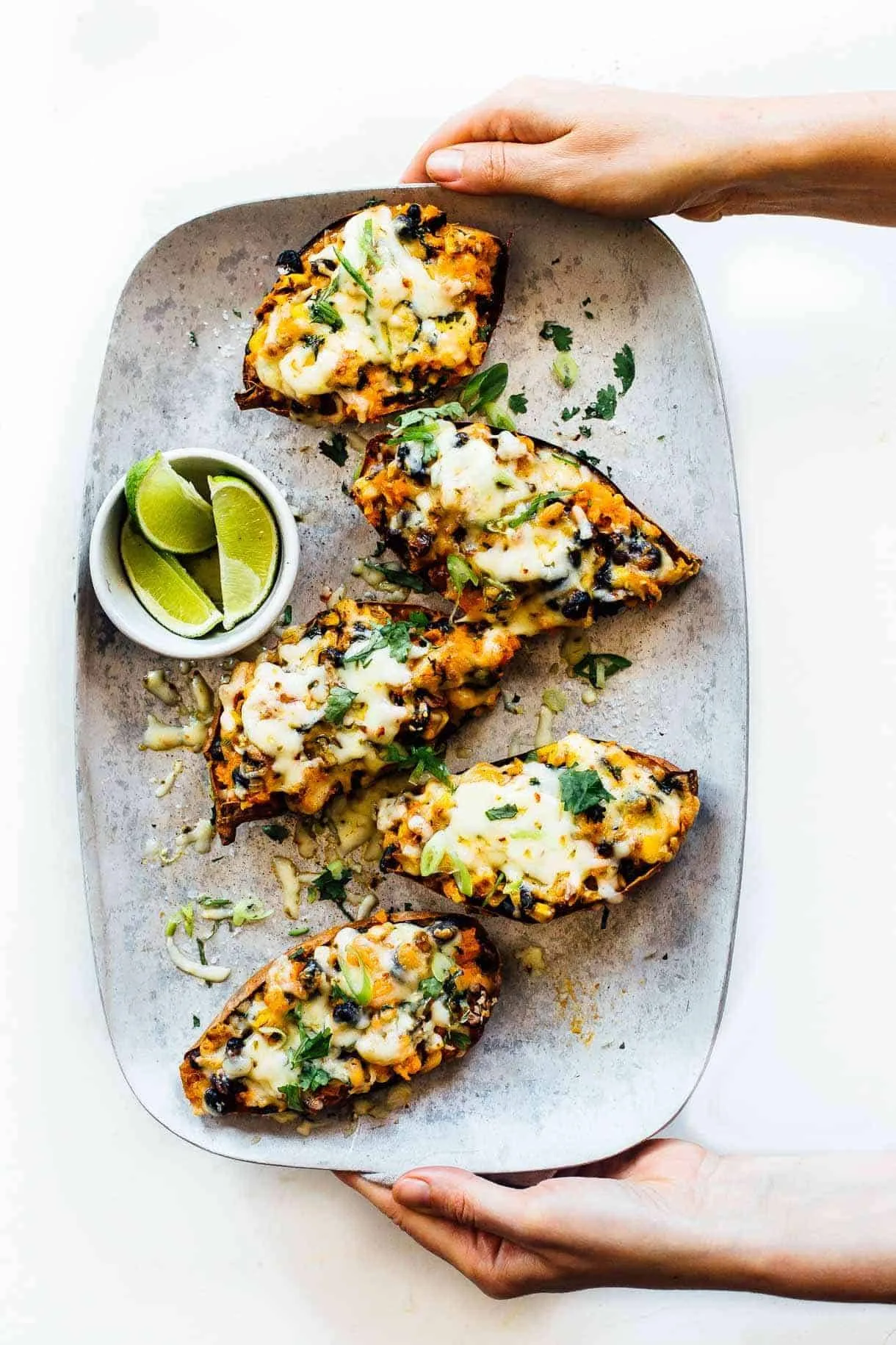 Healthy Chipotle Sweet Potato Skins