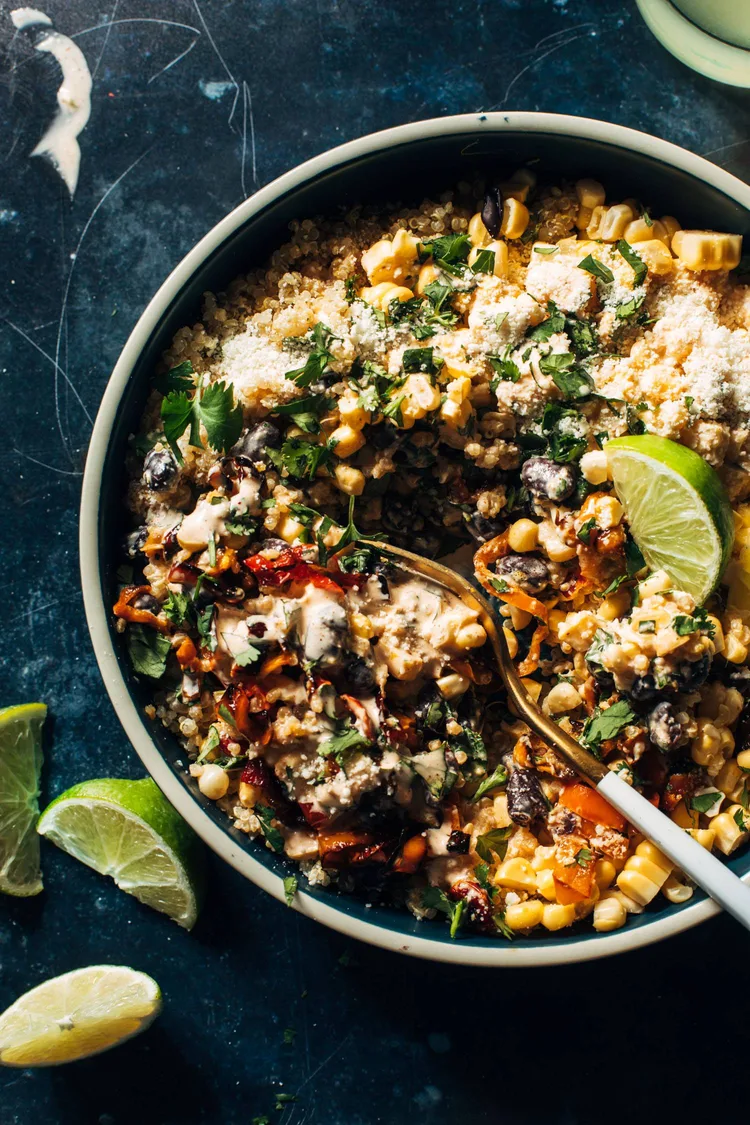 Elote Style Quinoa Salad