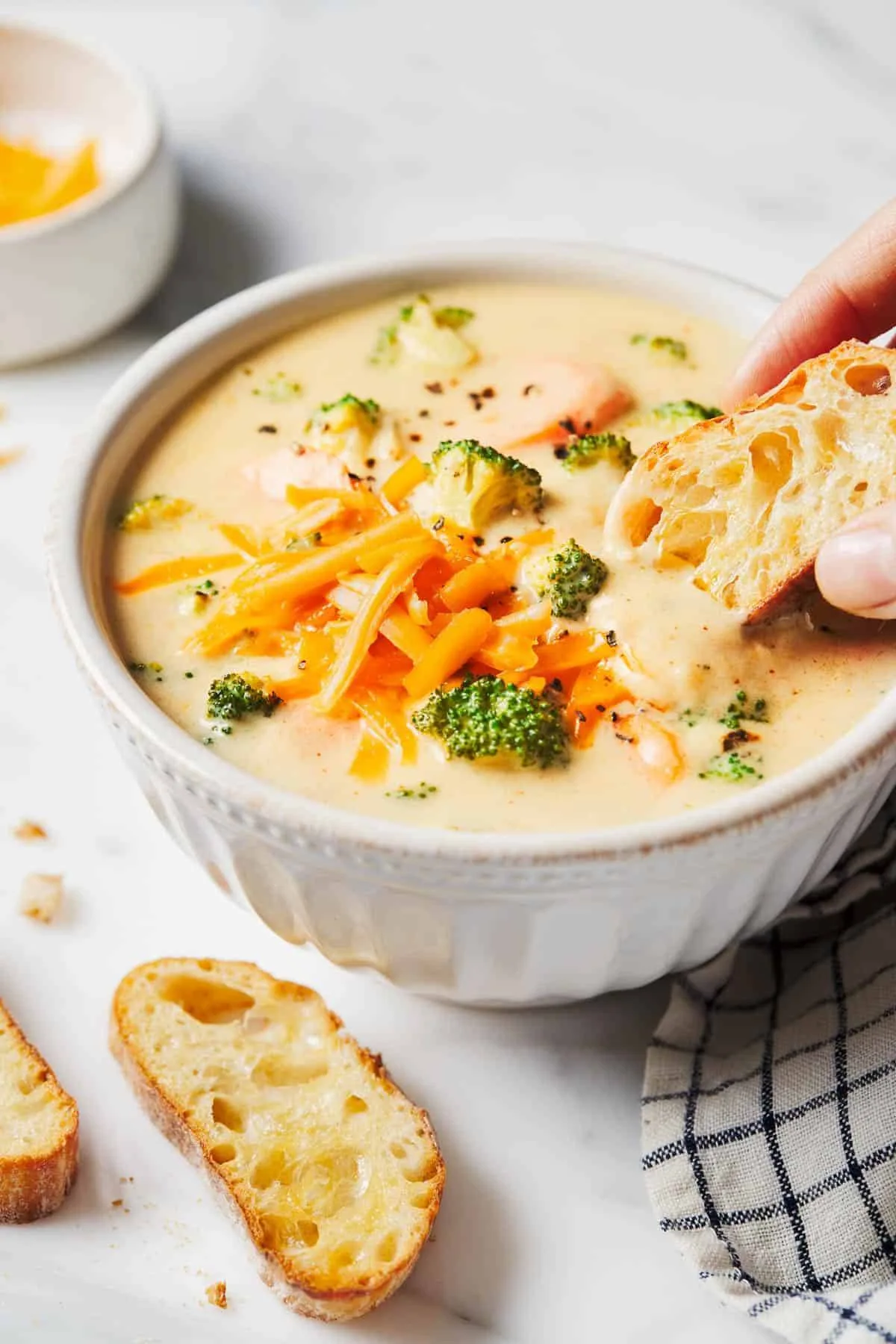 Basic + Awesome Broccoli Cheese Soup