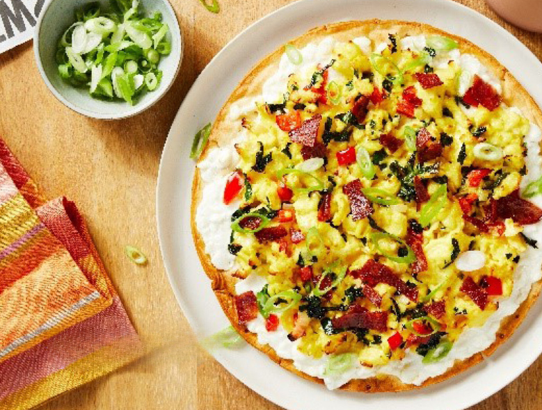 Pizza de desayuno