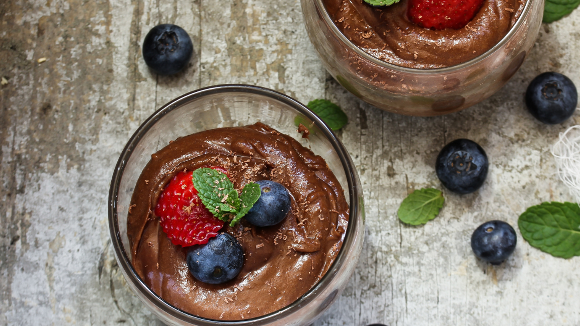 3 Ingredient Vegan Chocolate Mousse