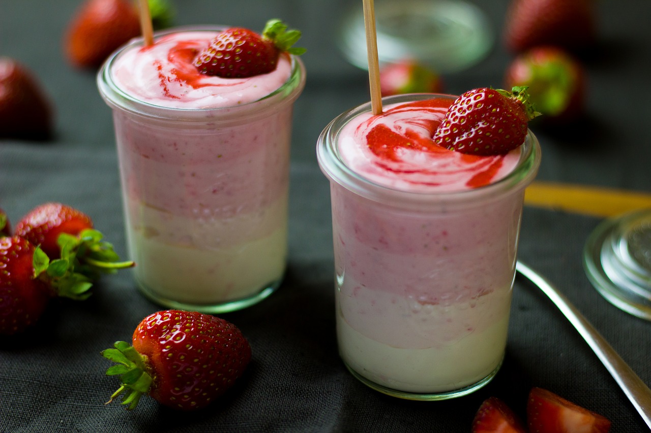 Mousse de fresas