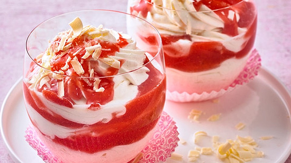 Spaghetti-Eis-Dessert