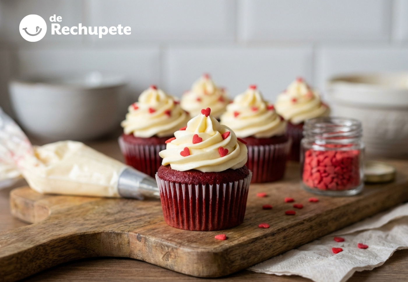 Cupcakes de San Valentín